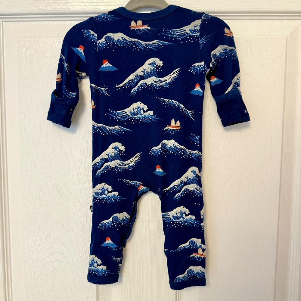 Kyte BABY Wave Snap Romper - Picture 2 of 2